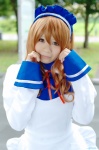 aihara_sakuto apron asahina_mikuru cosplay dress hairband maid maid_uniform suzumiya_haruhi_no_yuuutsu rating:Safe score:1 user:nil!