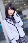 blazer blouse bowtie cosplay ichinomiya_kanna pleated_skirt shingyoji_fumie shiritsu_bakaleya_koukou skirt rating:Safe score:0 user:pixymisa