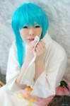 blue_hair cosplay dororon_enma-kun kimono lala yukiko-hime rating:Safe score:0 user:nil!