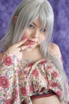 cosplay midriff natsume_maya silver_hair takizawa_kazuya tenjou_tenge rating:Safe score:0 user:darkgray