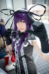 cosplay cuffs demonbane dress etheldreda hairband hair_ribbons kanaezaki_shino lace purple_hair ruffles rating:Safe score:0 user:nil!