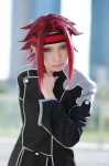 code_geass cosplay headband kallen_stadtfeld kanda_midori red_hair shorts uniform rating:Safe score:0 user:nil!