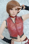 choker cosplay fingerless_gloves gloves kooki meiko miniskirt skirt vest vocaloid rating:Safe score:1 user:nil!