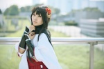 cosplay gauntlets horns inu_boku_secret_service kimono pleated_skirt scarf shirakiin_ririchiyo skirt uri rating:Safe score:0 user:nil!