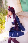 blouse cosplay gokou_ruri hairband mashiro_yuki miniskirt ore_no_imouto_ga_konna_ni_kawaii_wake_ga_nai pantyhose purple_hair purple_legwear shawl skirt rating:Safe score:0 user:nil!