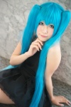 acute_(vocaloid) aqua_hair choker cosplay dress hatsune_miku sagiri twintails vocaloid rating:Safe score:0 user:nil!