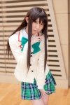 blazer blouse bowtie cosplay kotegawa_yui pleated_skirt rinami school_uniform skirt to_love-ru rating:Safe score:1 user:pixymisa