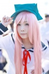 air_gear cosplay hat pink_hair sailor_uniform school_uniform simca you_(ii) rating:Safe score:0 user:nil!