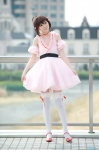 ahoge cosplay dress mikoto reala tales tales_of_destiny_2 thighhighs zettai_ryouiki rating:Safe score:1 user:nil!