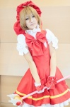 blonde_hair bows cardcaptor_sakura cosplay dress gloves hat kinomoto_sakura nyai wand rating:Safe score:0 user:pixymisa