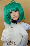 choker cosplay dress elbow_gloves gloves green_hair hat hoshikuzu_kirara macross macross_frontier ranka_lee rating:Safe score:0 user:pixymisa