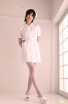 apron costume dgc_0563 dress morishita_yuuri nurse nurse_cap pantyhose stethoscope waitress waitress_uniform rating:Safe score:1 user:nil!