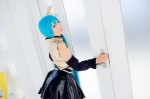 aqua_hair cosplay croptop detached_sleeves hairbow hatsune_miku mashiro_yuki pleated_skirt ponytail project_diva skirt vocaloid rating:Safe score:0 user:nil!