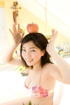 apple bikini_top cleavage hirata_yuka swimsuit tropical_fruit rating:Safe score:1 user:nil!
