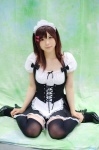 apron blouse corset cosplay hairband katou_mari maid maid_uniform miniskirt original skirt thighhighs zettai_ryouiki rating:Safe score:1 user:nil!