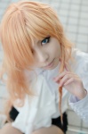 blonde_hair blouse cosplay kanda_midori maraich_juschenfe pantyhose patalliro! shorts rating:Safe score:0 user:nil!