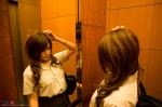 blouse bookbag costume girlz_high karen mirror pleated_skirt school_uniform side-b_031 skirt rating:Safe score:0 user:nil!