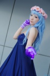 blue_hair cosplay dress gloves ibara macross macross_frontier sheryl_nome wreath rating:Safe score:0 user:nil!