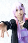 cosplay dress hair_clips hana_(ii) hoodie purple_hair twintails vocaloid yuzuki_yukari rating:Safe score:0 user:pixymisa