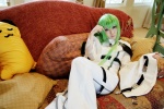 bodysuit cc cheese-kun code_geass cosplay green_hair jumpsuit mosaic_kakera tatsuki rating:Safe score:0 user:nil!