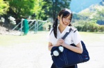 blouse bookbag headphones pleated_skirt sashihara_rino school_uniform skirt twintails wpb_122 rating:Safe score:0 user:nil!