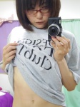 camera glasses luchiino self-shot shirt_lift tshirt rating:Safe score:7 user:nil!
