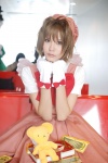 cardcaptor_sakura clow_cards cosplay dress hairbow kinomoto_sakura kouzuki_suzuka rating:Safe score:0 user:nil!