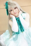 arm_warmers blonde_hair bowtie cosplay dress hairbows izumi_haru love_live!_school_idol_project minami_kotori petticoat ponytail rating:Safe score:0 user:pixymisa