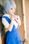 ayanami_rei blue_hair cosplay jumper neon_genesis_evangelion sailor_uniform saku school_uniform white_end_type_zero rating:Safe score:0 user:nil!