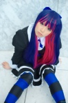 cosplay dress hinata multi-colored_hair pantyhose panty_&_stocking_with_garterbelt stocking_(psg) rating:Safe score:0 user:nil!