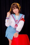 armband cosplay hairband hair_ribbons mashiro_yuki pleated_skirt sailor_uniform school_uniform skirt suzumiya_haruhi suzumiya_haruhi_no_yuuutsu rating:Safe score:1 user:nil!