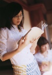 blouse book glasses kumada_youko lovetrip miniskirt skirt yasuda_misako rating:Safe score:0 user:nil!