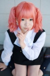 blouse cosplay inu_boku_secret_service jumper kneesocks nana_(iv) red_hair roromiya_karuta school_uniform twintails rating:Safe score:2 user:nil!