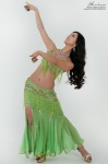 belly_dancer choe_yun-jeong finger_cymbals high_heels navel_piercing necklace rating:Safe score:0 user:mock