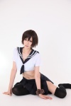 blouse cosplay original pleated_skirt sailor_uniform saya school_uniform scrunchy skirt thighhighs zettai_ryouiki rating:Safe score:4 user:lolzin