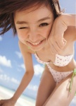beach bikini cleavage mariko_2010 ocean shinoda_mariko side-tie_bikini swimsuit rating:Safe score:0 user:nil!