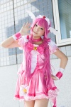 aisaka_ami choker cosplay cure_happy dress hoshizora_miyuki miniskirt pink_hair pretty_cure skirt smile_precure! tiara wristband rating:Safe score:0 user:pixymisa