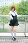blouse cosplay inu_boku_secret_service jumper kneesocks kotomura_chino pantyhose school_uniform tie wakame rating:Safe score:1 user:nil!
