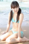 barefoot beach bikini cleavage hamada_shouko ocean side-tie_bikini swimsuit twintails wet ys_web_403 rating:Safe score:1 user:nil!