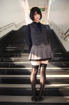 blouse hairband kon pleated_skirt skirt thighhighs vest zettai_ryouiki rating:Safe score:3 user:nil!