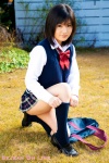 blouse bookbag kneesocks koide_mai pleated_skirt school_uniform skirt sock_pull sweater_vest rating:Safe score:1 user:nil!