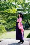 boots bunmei_kaika:_aoiza_ibunroku cosplay hair_tie hakama haori ibara mito_aoi ponytail rating:Safe score:0 user:pixymisa