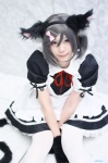 animal_ears apron cat_ears cosplay dress maid maid_uniform original paw_gloves silver_hair tail thighhighs white_legwear yuzuki_aya_(ii) rating:Safe score:0 user:nil!