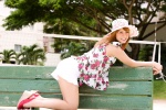 miniskirt skirt sun_goddess sun_hat suzanne tank_top yamamoto_sae rating:Safe score:0 user:nil!