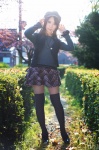 cap collar kanato_akira pantyhose skirt thighhighs twintails zettai_ryouiki rating:Safe score:0 user:xkaras