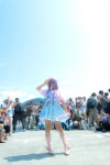 boots cosplay dress enako hat patchouli_knowledge purple_hair shawl touhou rating:Safe score:0 user:nil!