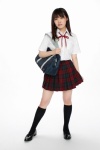 blouse bookbag kneesocks pleated_skirt school_uniform skirt yamashita_nanaka ys_web_359 rating:Safe score:0 user:nil!