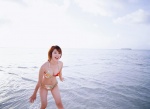 bikini cleavage iwasa_mayuko ocean side-tie_bikini swimsuit rating:Safe score:1 user:nil!