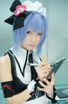 apron blue_hair cosplay crossplay hairband maid maid_uniform otoko_no_ko_wa_meido_fuku_ga_osuki!? sleeveless_blouse tatsuki_(ii) vest yuki_(otosuki) rating:Safe score:0 user:nil!