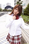blouse dgc_0974 meguri_(ii) pleated_skirt school_uniform skirt rating:Safe score:0 user:nil!
